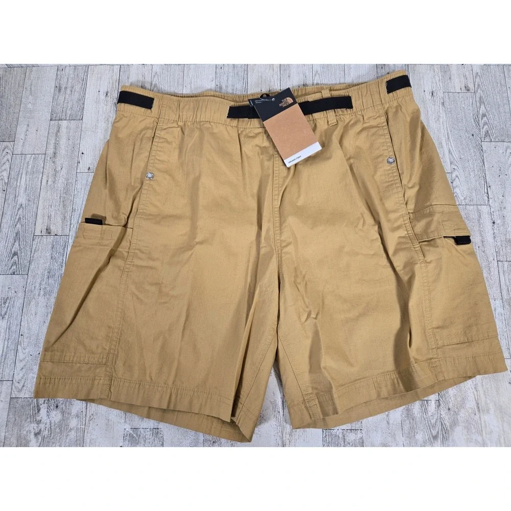 The North Face Mens Ripstop Cargo Shorts Antelope Tan NF0A7Q9S XL Regular NWT